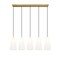 Z-Lite Farrell 5 Light Linear Chandelier, 7.25in. W x 13.75in. H, Modern Gold 3043P7-5L-MGLD - alternate 3